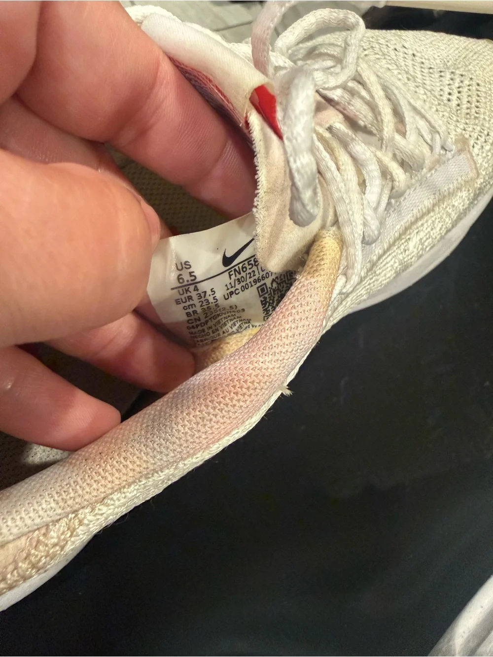 Nike Women’s  superep go 3 flynit Cream Knit Athletic Sneakers with Rose Accents